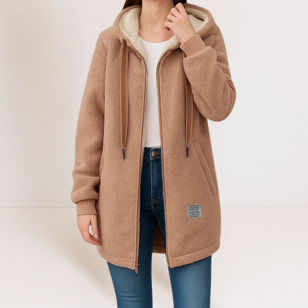 Evadne | Soft Fleece Zip Jacket