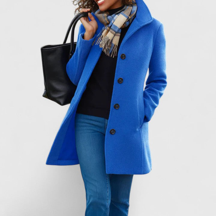 Genevieve | Classic Wool Blend Coat