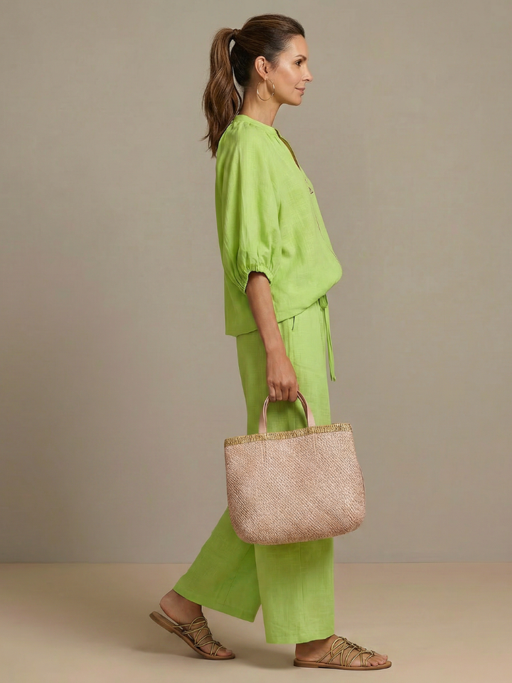 Natalia | Elegant Wide-Leg Two-Piece Set