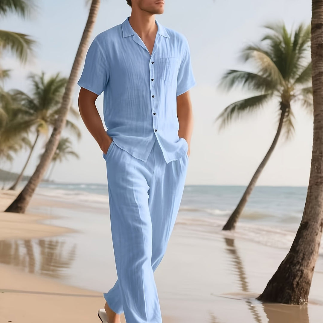 Aleanda | Men Premium Linen Set
