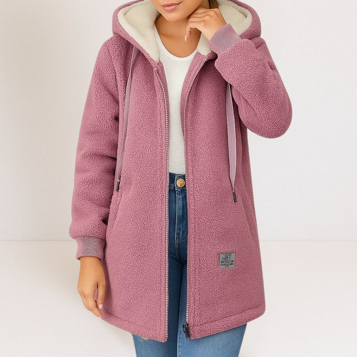 Evadne | Soft Fleece Zip Jacket