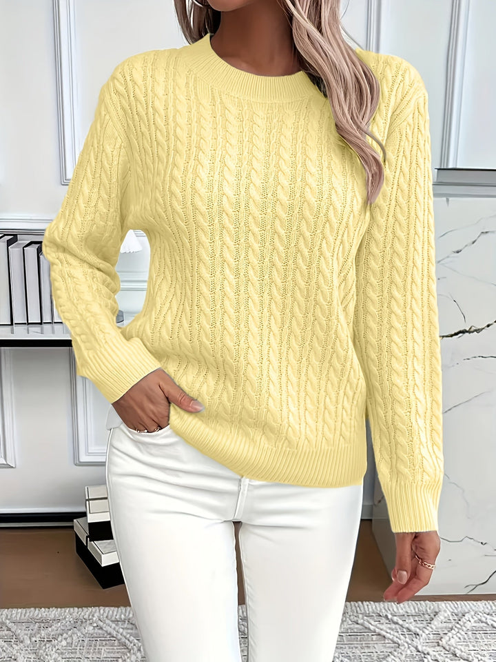 Bernile – Ladies Cable Knit Jumper