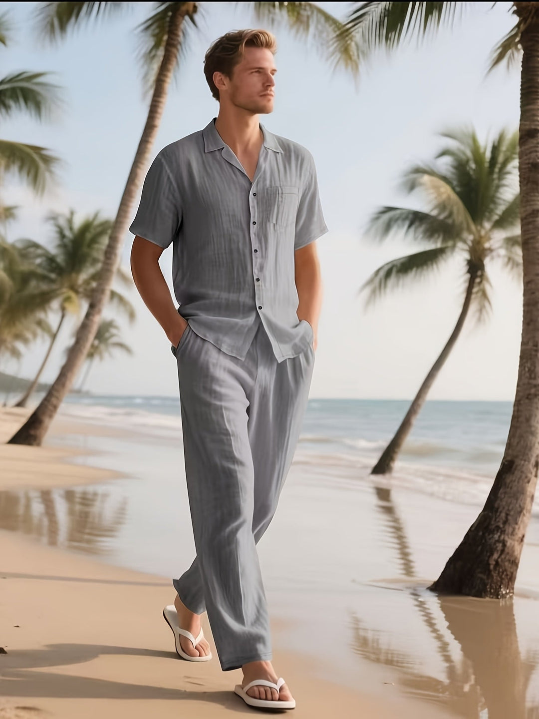 Aleanda | Men Premium Linen Set