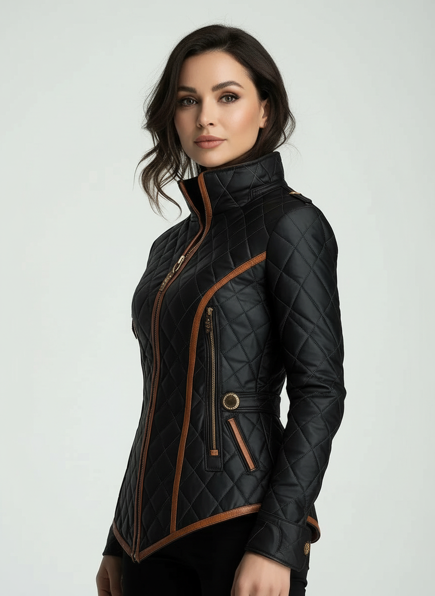 Elisa™ | Diamond-quilted Padded Jacket
