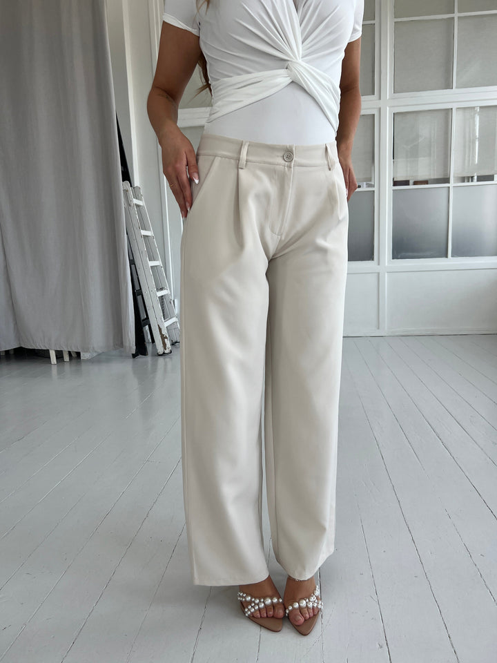 Eight™ Luxe Cream Trousers