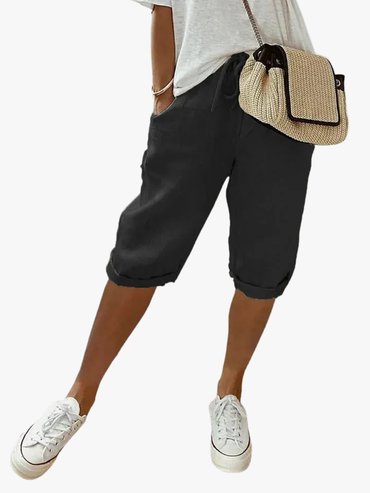 Amelia | Relaxed Cotton Summer Shorts