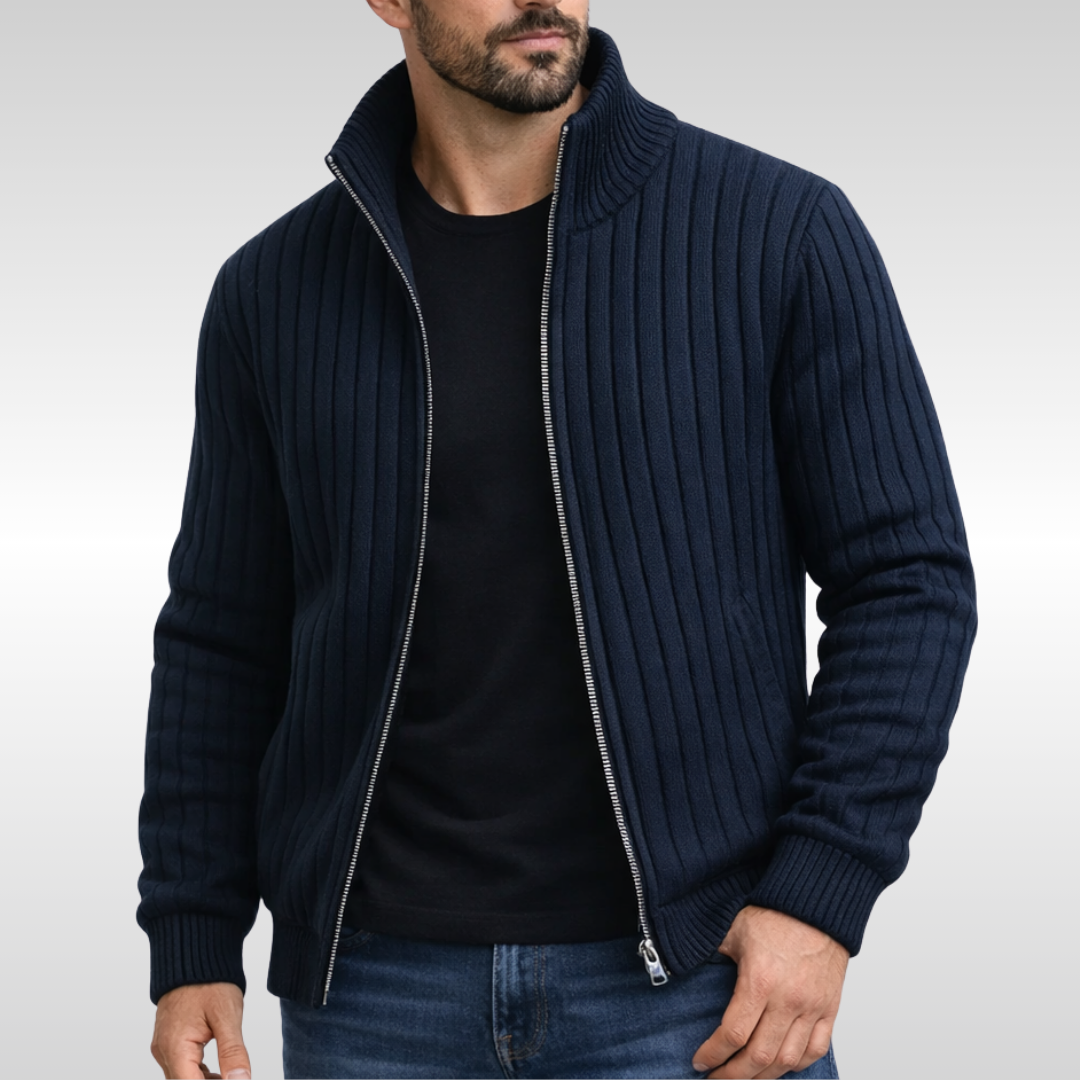 CALLUME ZIP CARDIGAN | REFINED STYLE, COMFORTABLE WARMTH