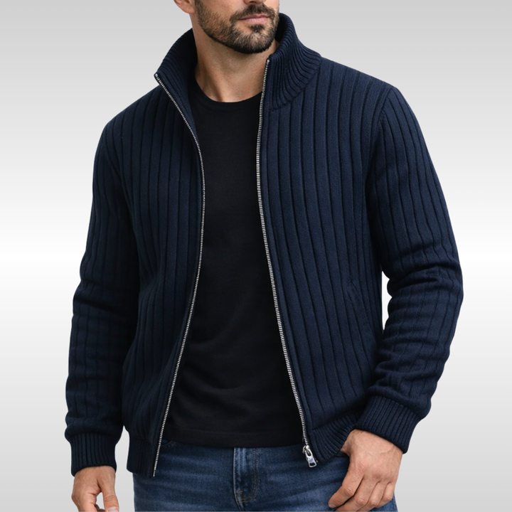 CALLUME ZIP CARDIGAN | REFINED STYLE, COMFORTABLE WARMTH