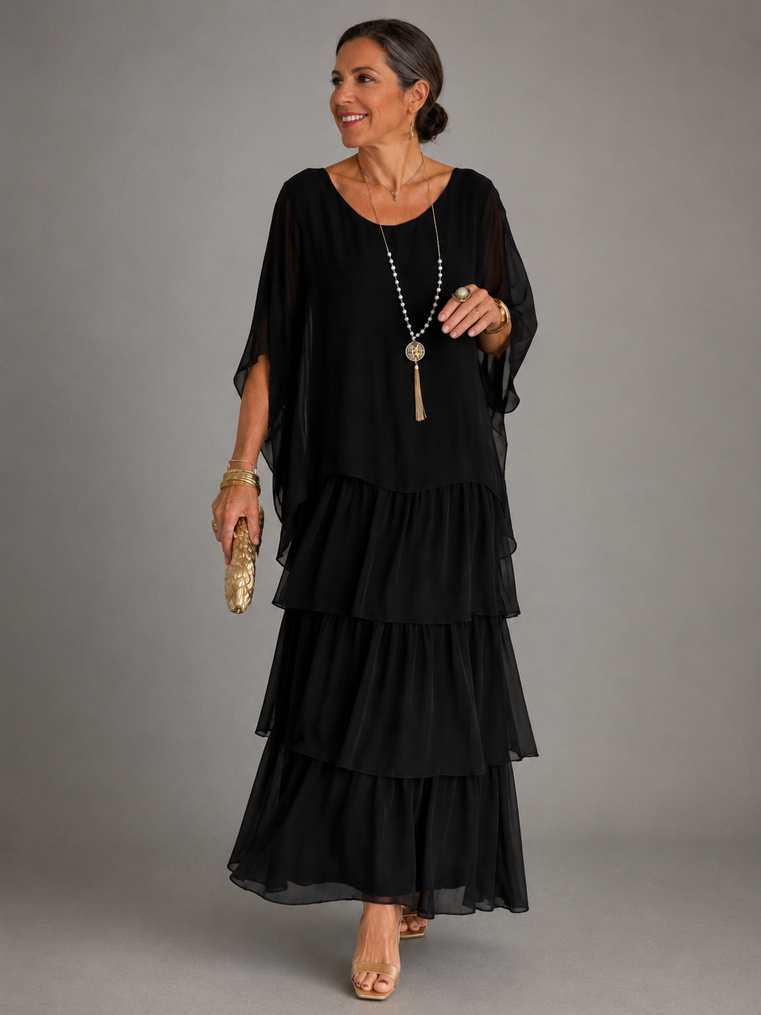Seraphina | Graceful Layered Maxi Dress