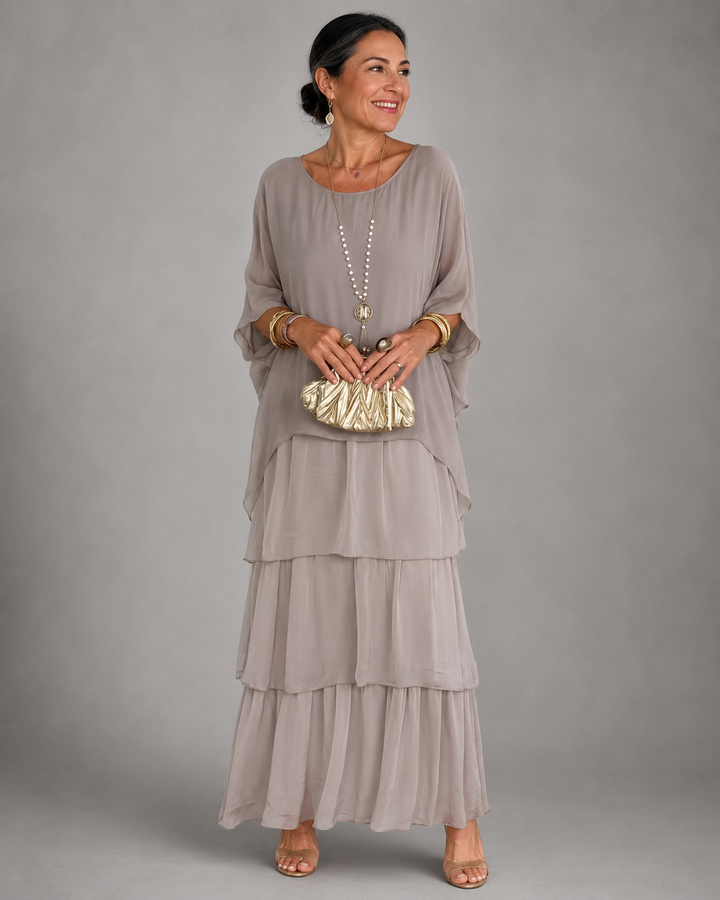 Seraphina | Graceful Layered Maxi Dress