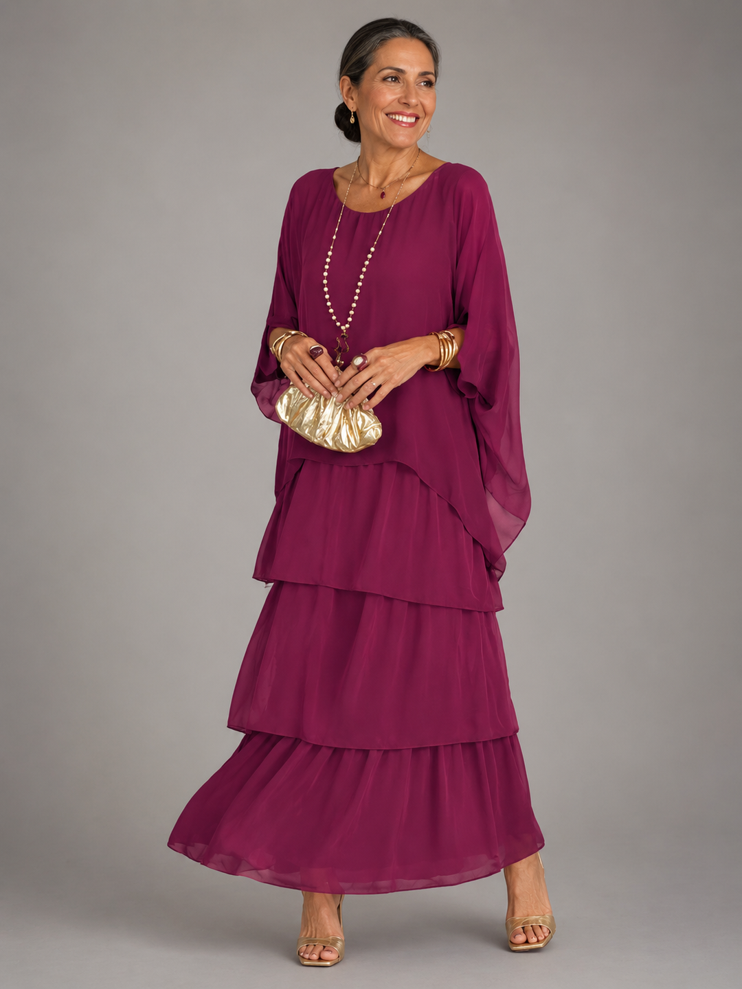 Seraphina | Graceful Layered Maxi Dress