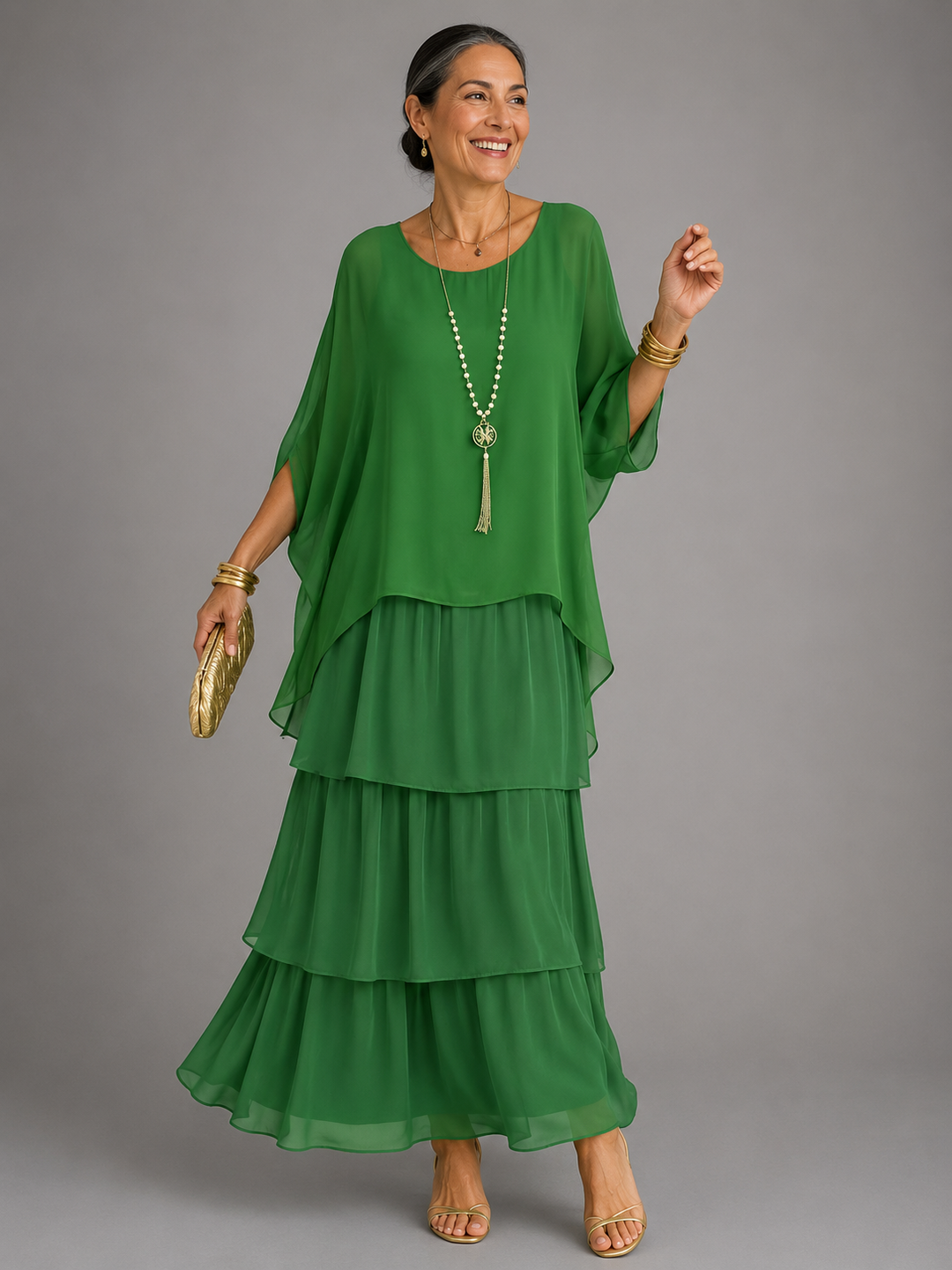 Seraphina | Graceful Layered Maxi Dress