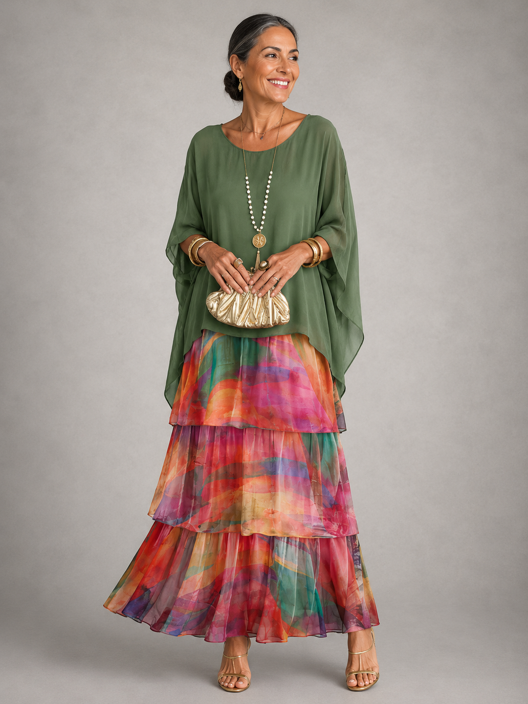 Seraphina | Graceful Layered Maxi Dress