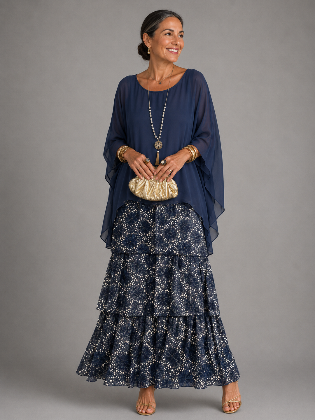 Seraphina | Graceful Layered Maxi Dress
