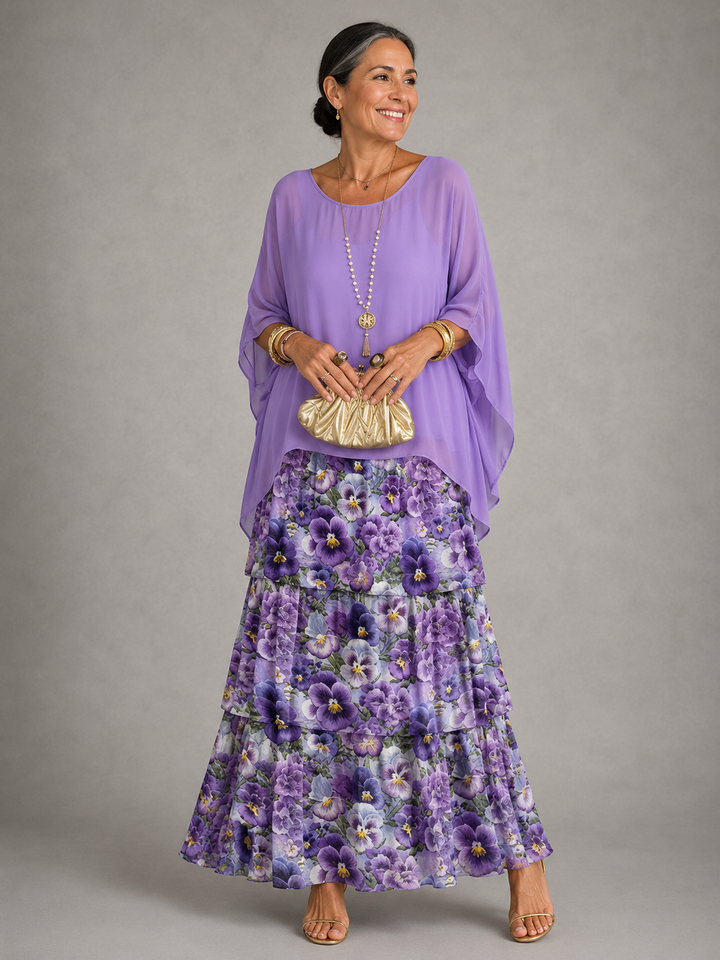 Seraphina | Graceful Layered Maxi Dress