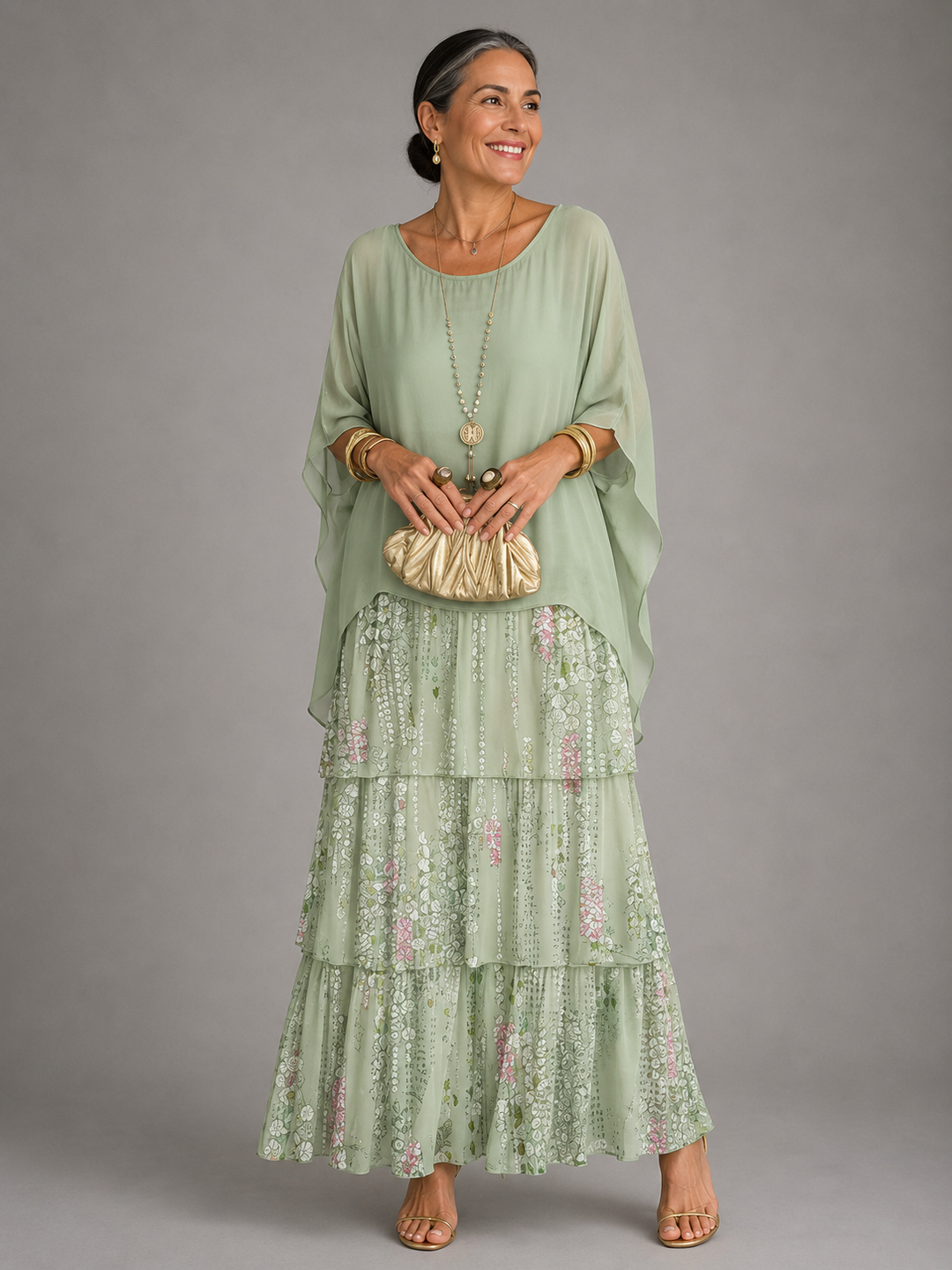 Seraphina | Graceful Layered Maxi Dress