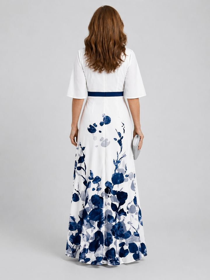 Athena | Elegant Floral Maxi Dress