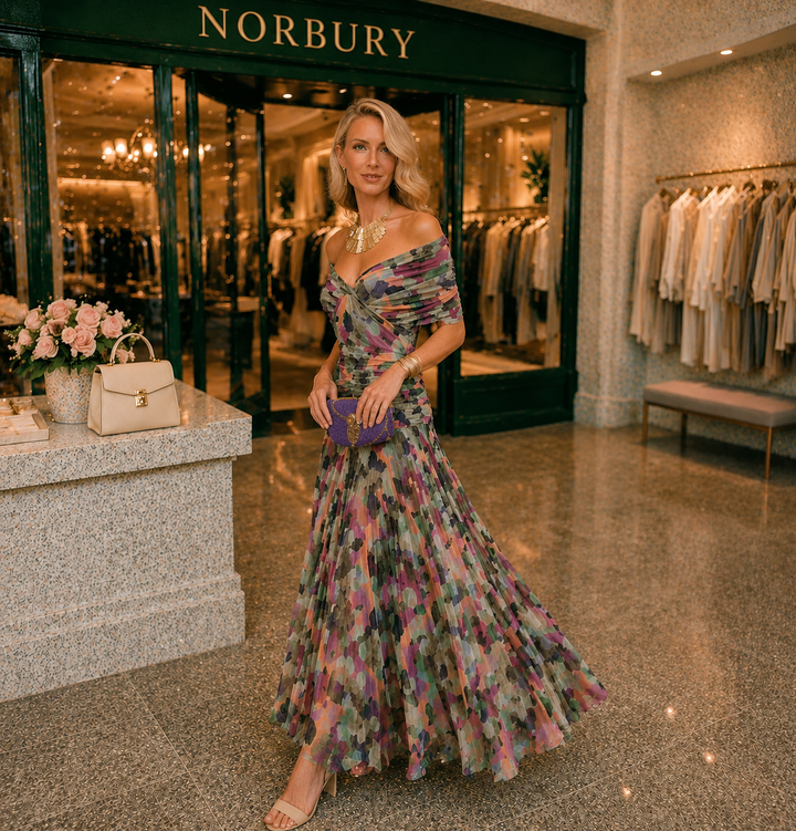 Isla | Flattering V-Neck Maxi Dress