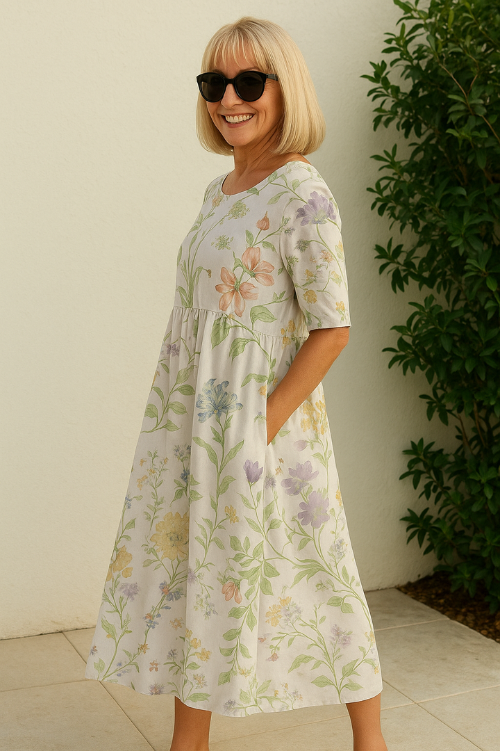 Clara | Effortless Relaxed Midi Dress