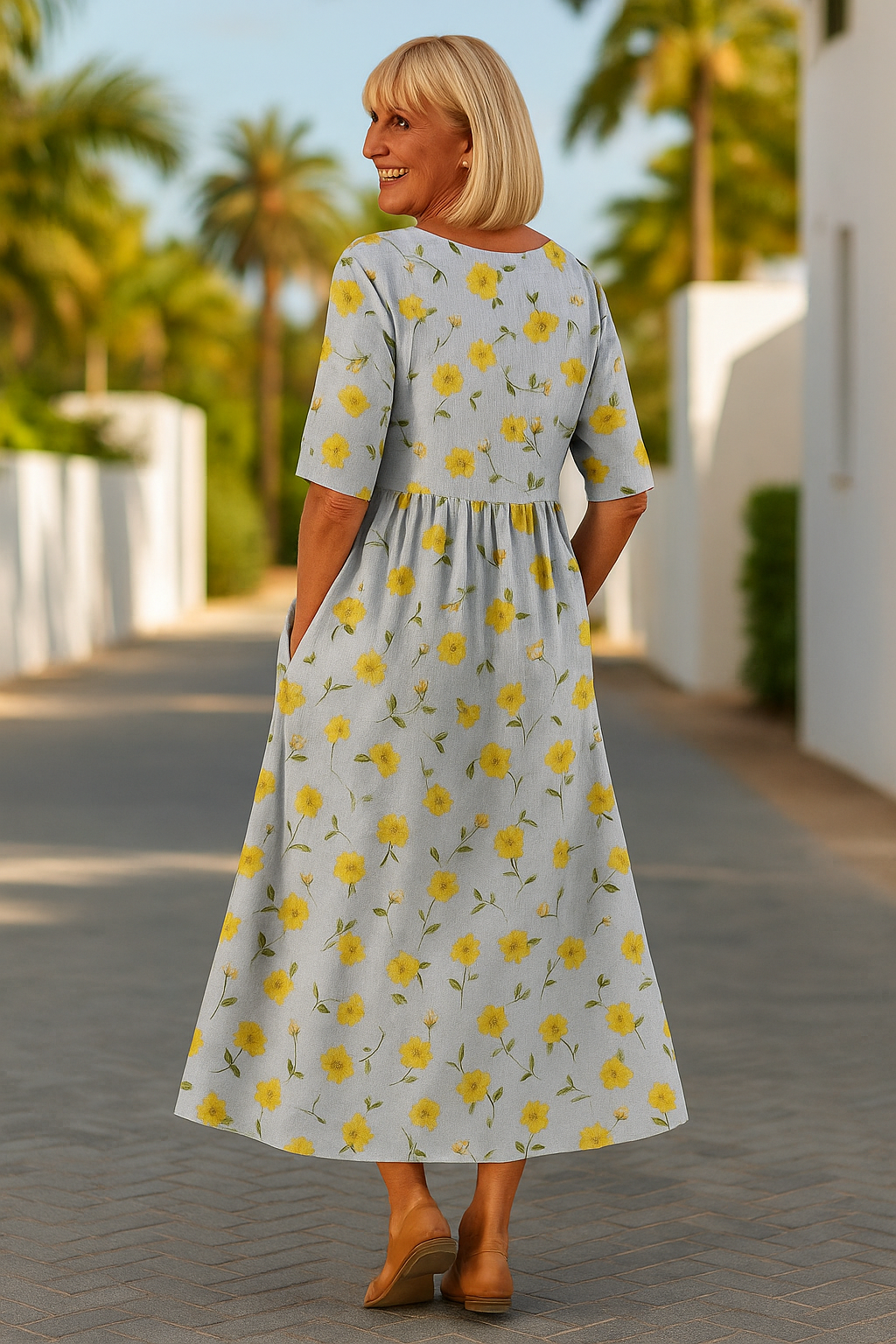Clara | Effortless Relaxed Midi Dress