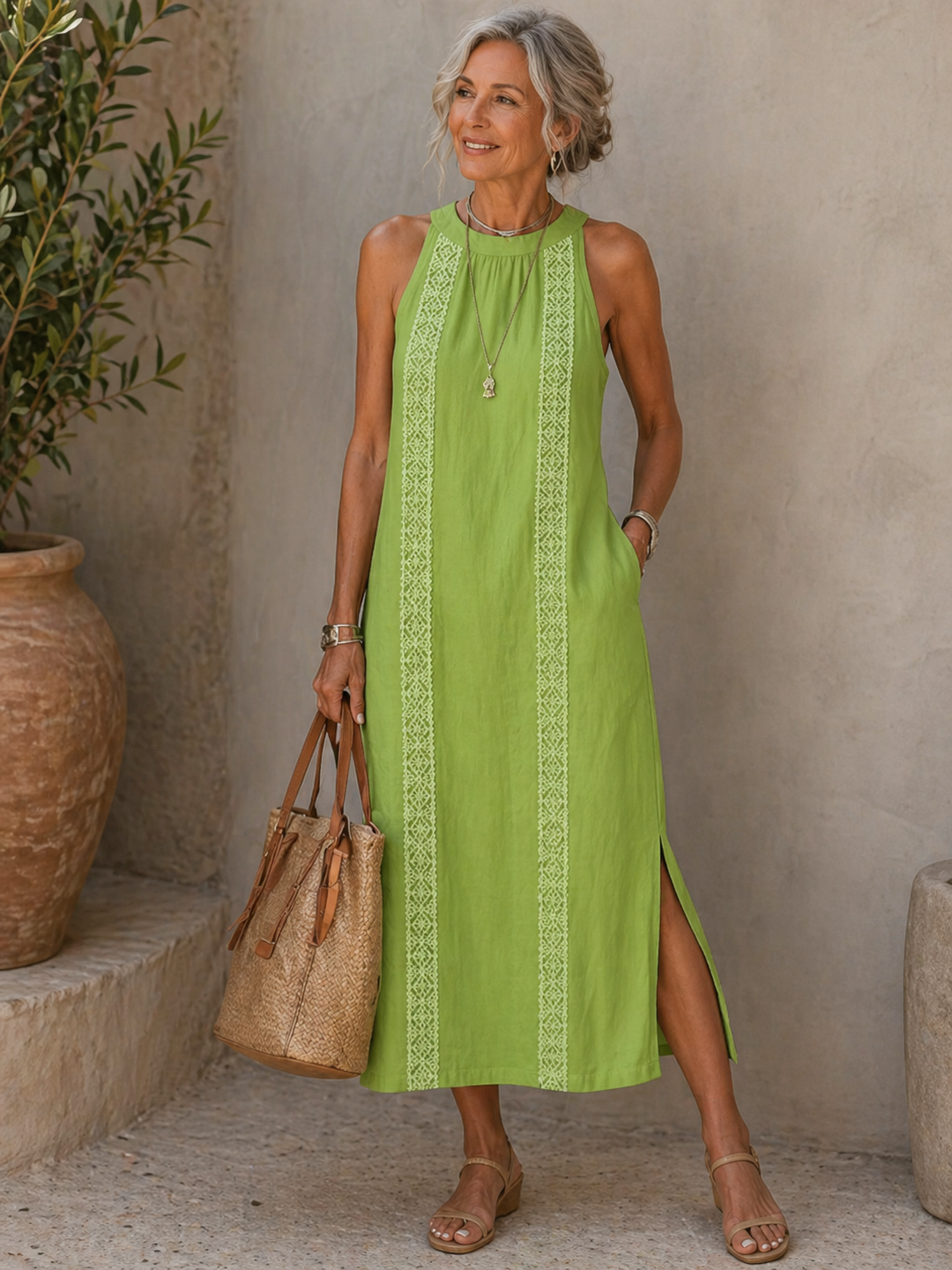 Ophelia | Elegant Summer Midi Dress