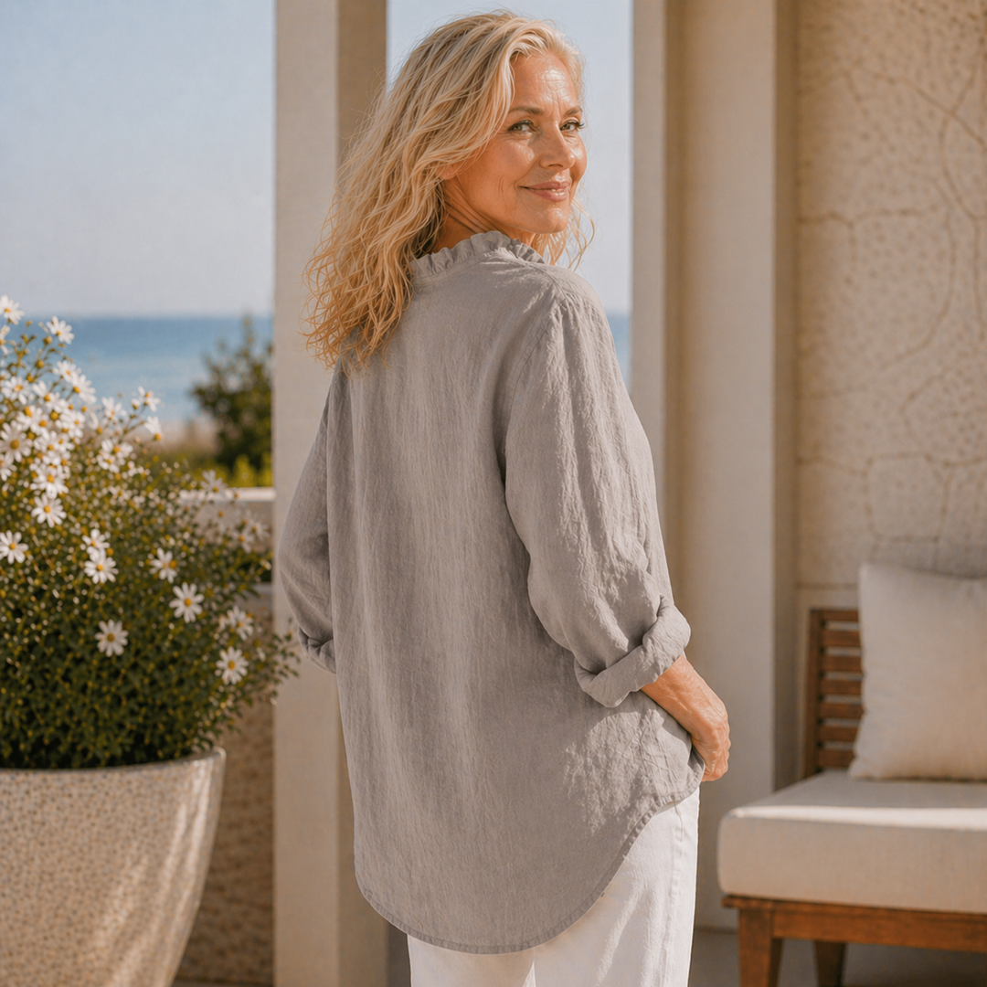 Sanela | Elegant Linen Blouse