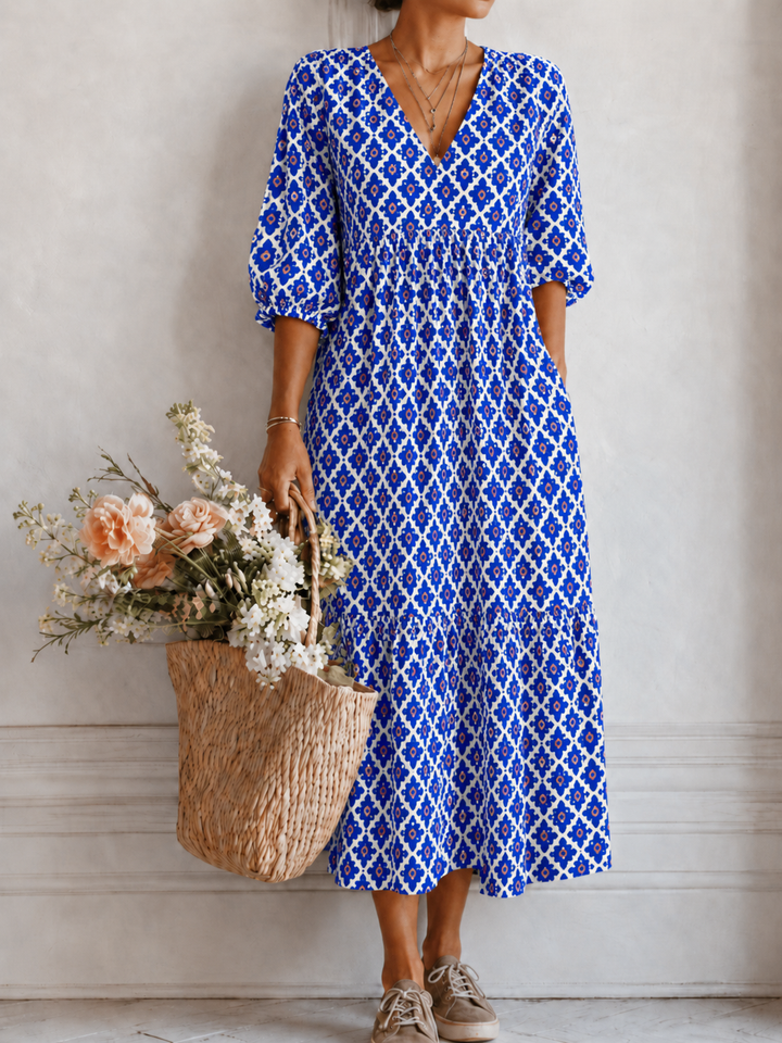 Marissa | Bohemian Floral Maxi Dress