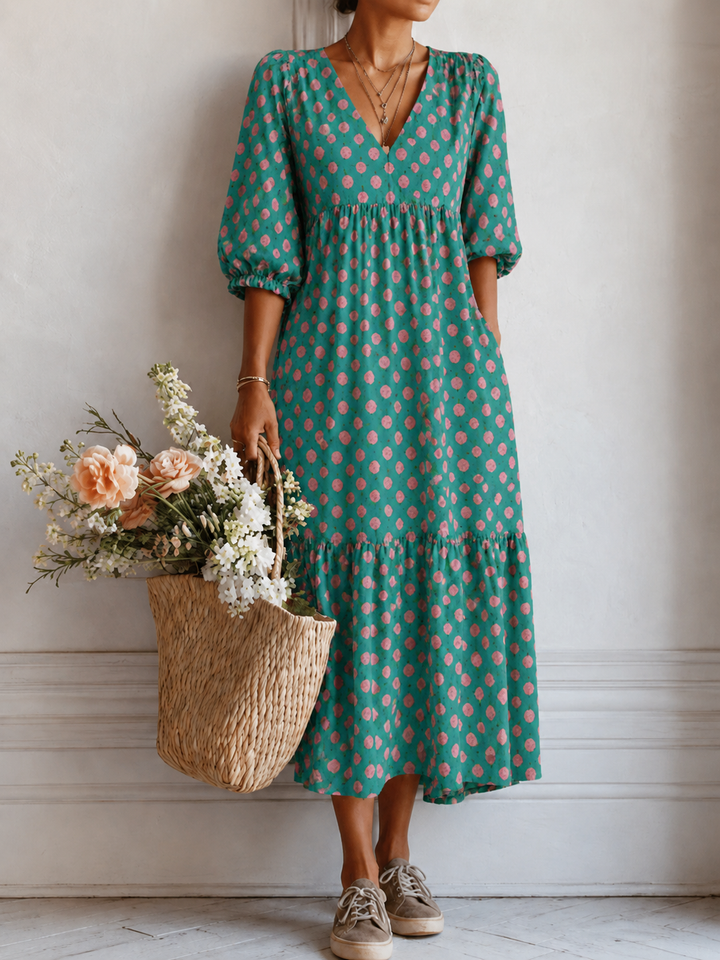 Marissa | Bohemian Floral Maxi Dress