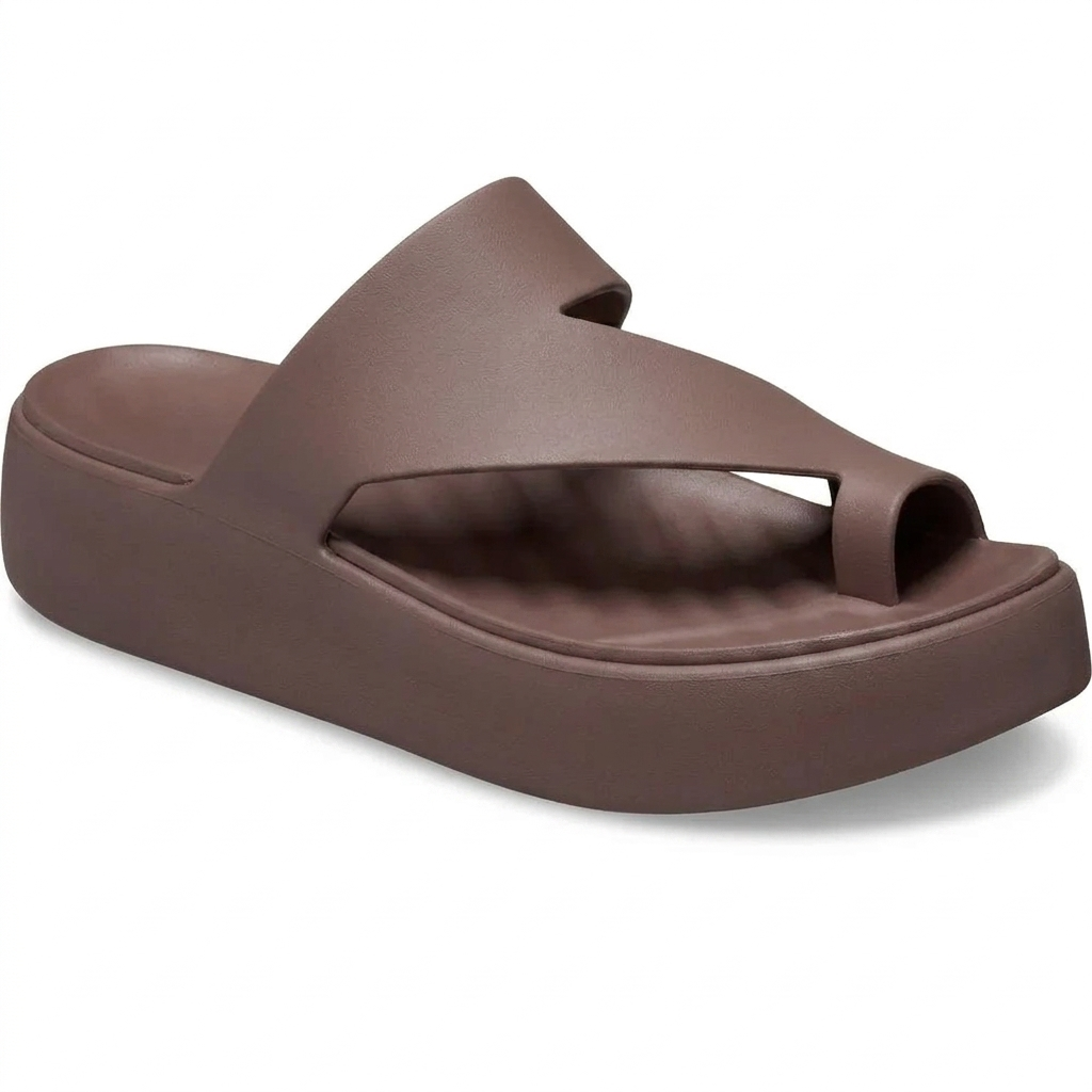 Elara | Comfortable Platform Toe Loop Sandals