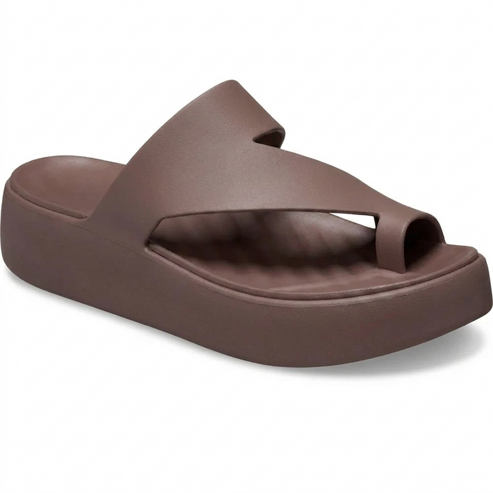 Elara | Comfortable Platform Toe Loop Sandals