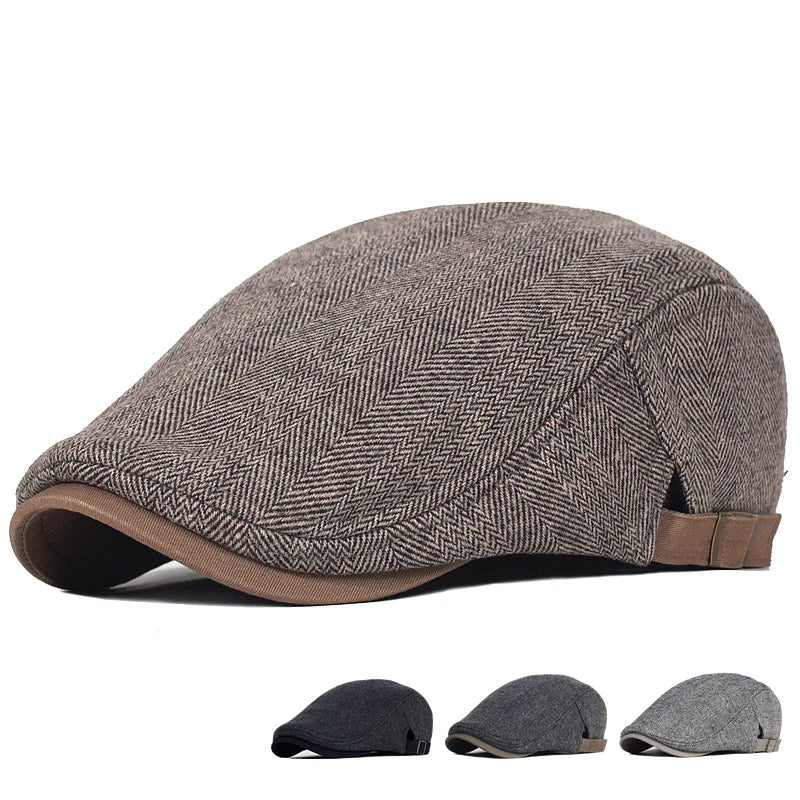 Beckam | Modern Men Herringbone Cap