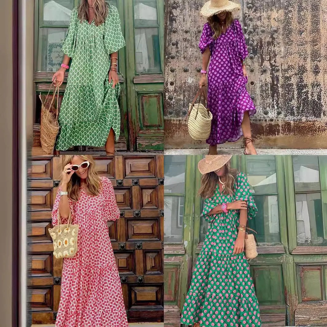 Marissa | Bohemian Floral Maxi Dress