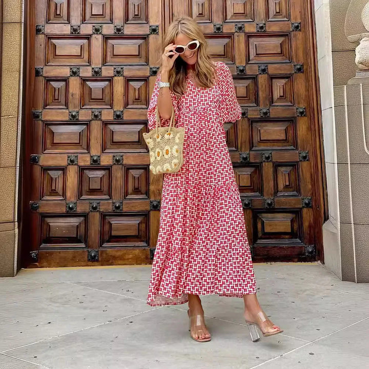 Marissa | Bohemian Floral Maxi Dress