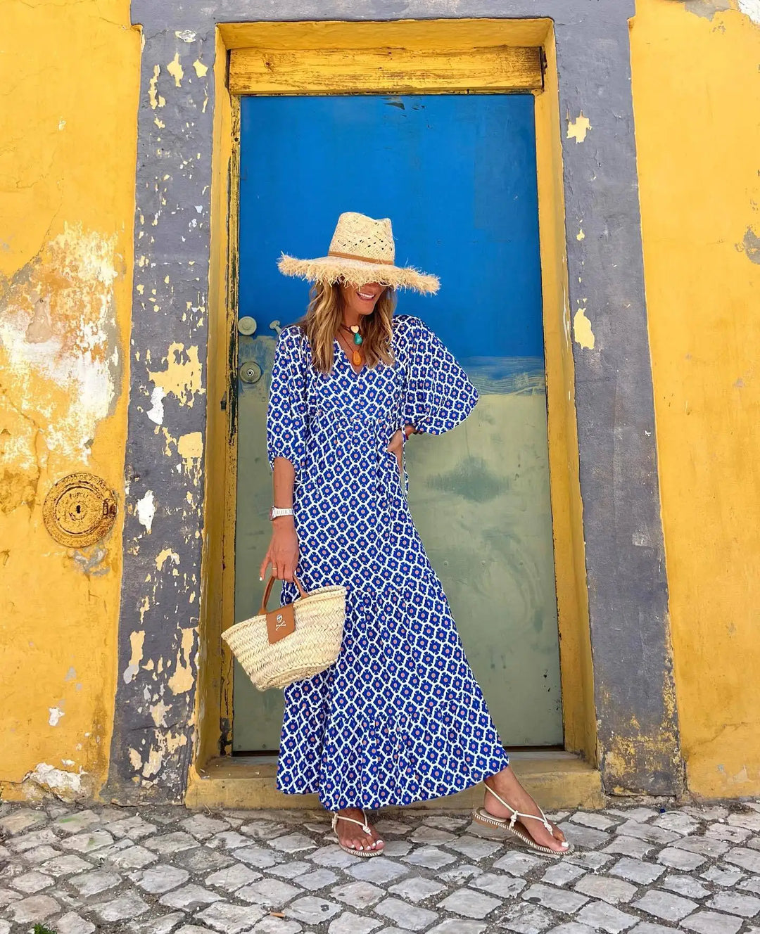 Marissa | Bohemian Floral Maxi Dress