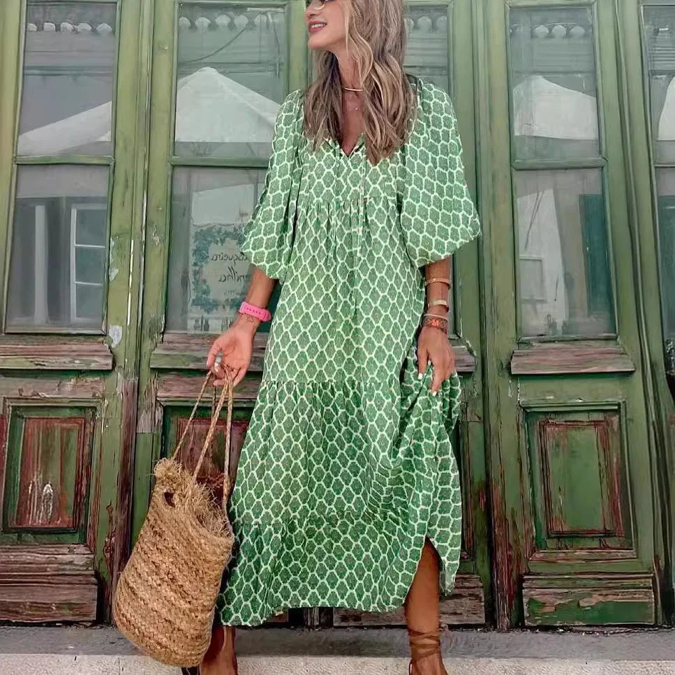Marissa | Bohemian Floral Maxi Dress