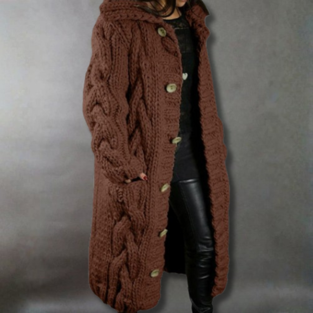 KARINE ™ | ELEGANT COSY COAT WITH TUMMY COVERAGE