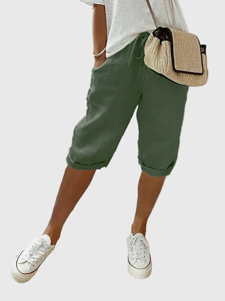 Amelia | Relaxed Cotton Summer Shorts