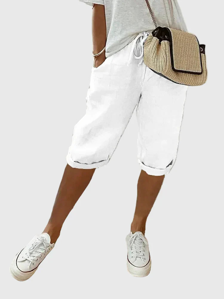 Amelia | Relaxed Cotton Summer Shorts