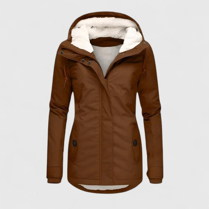Amélie ™ | Waterproof winter coat with hood