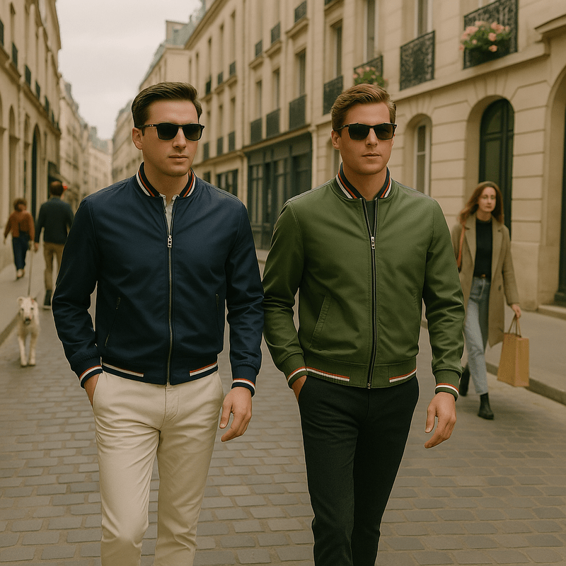 Mason | Classic Bomber Jacket – Lightweight Zip-Up Windbreaker