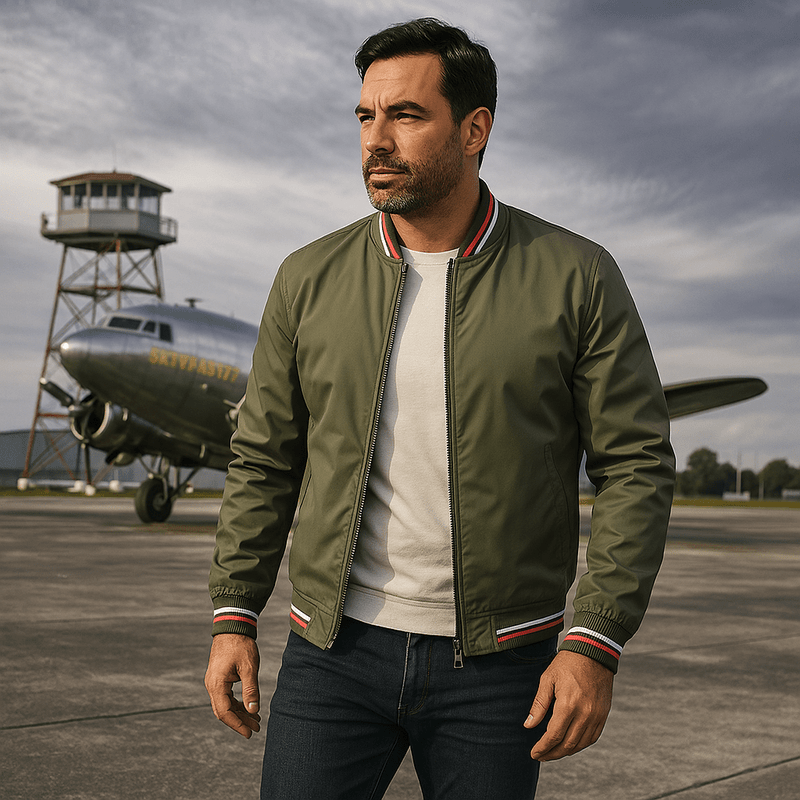 Mason | Classic Bomber Jacket – Lightweight Zip-Up Windbreaker