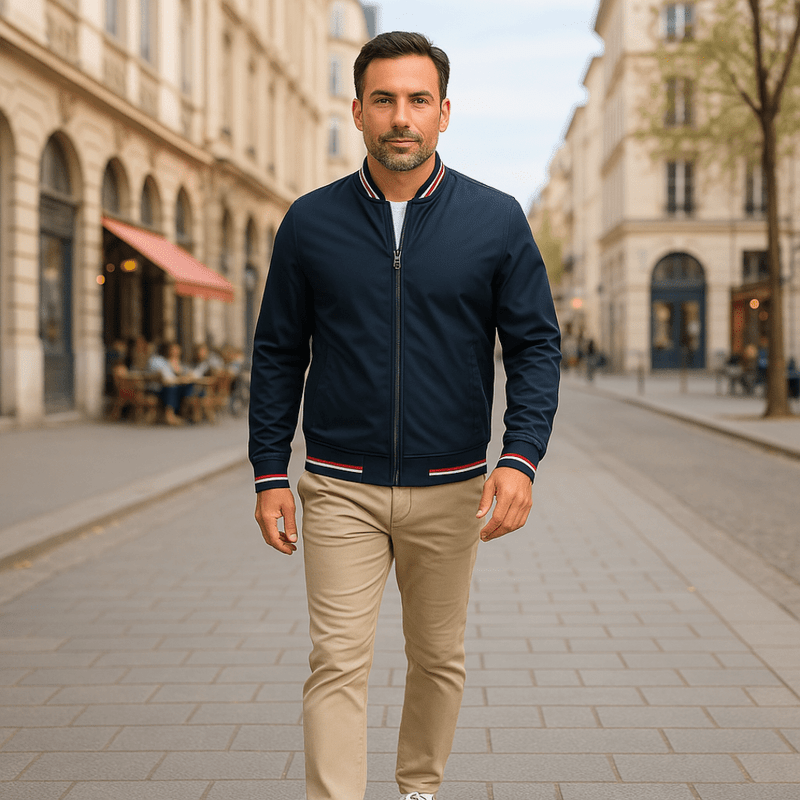Mason | Classic Bomber Jacket – Lightweight Zip-Up Windbreaker