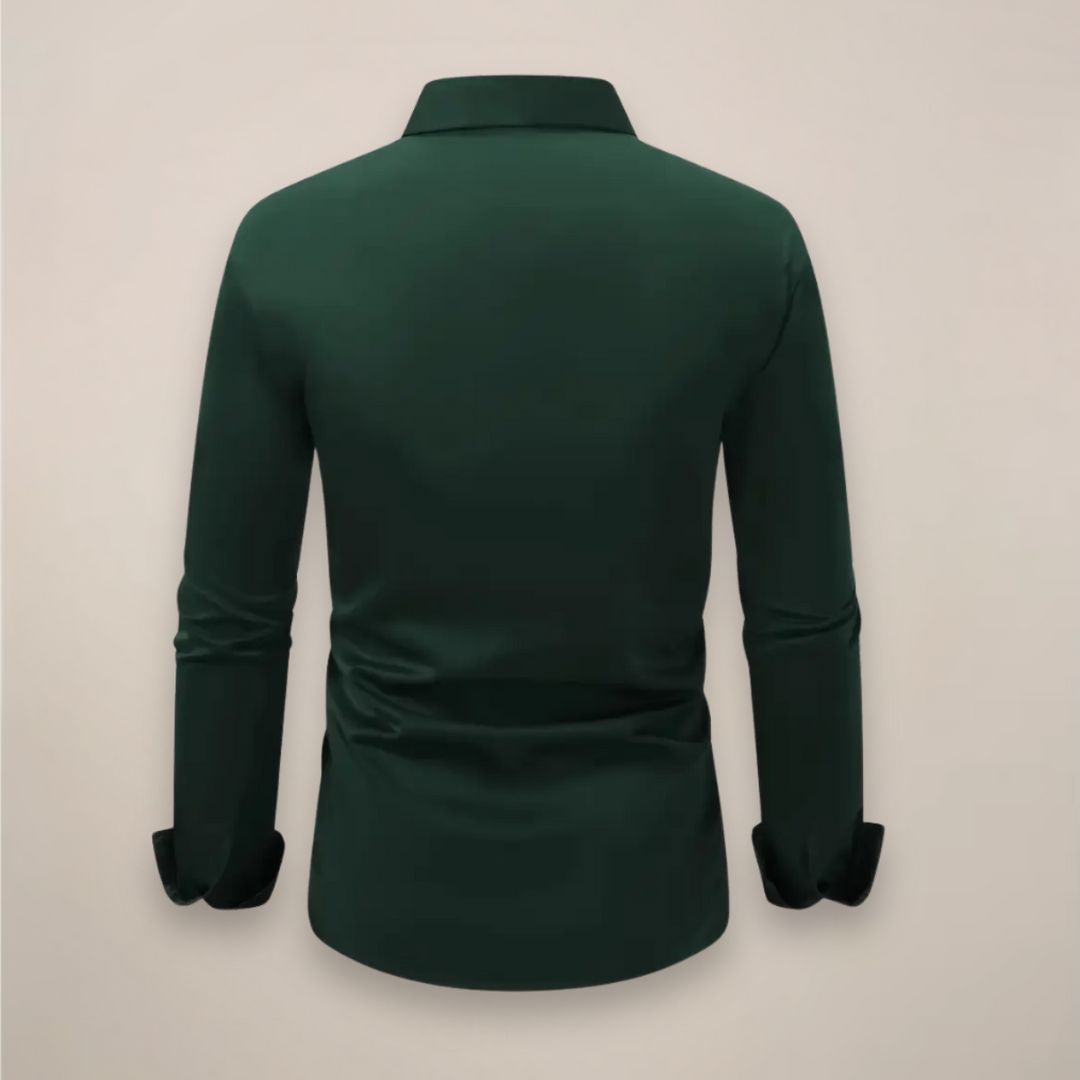 Samy | Classic Men Long Sleeve Shirt | Sharp Everyday Elegance