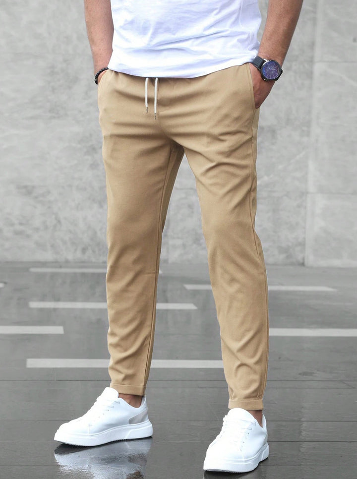 Slim-Fit Comfort Trousers with Stretch