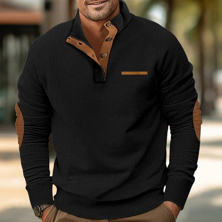 Bellonaro | Smart Quarter-Button Sweater