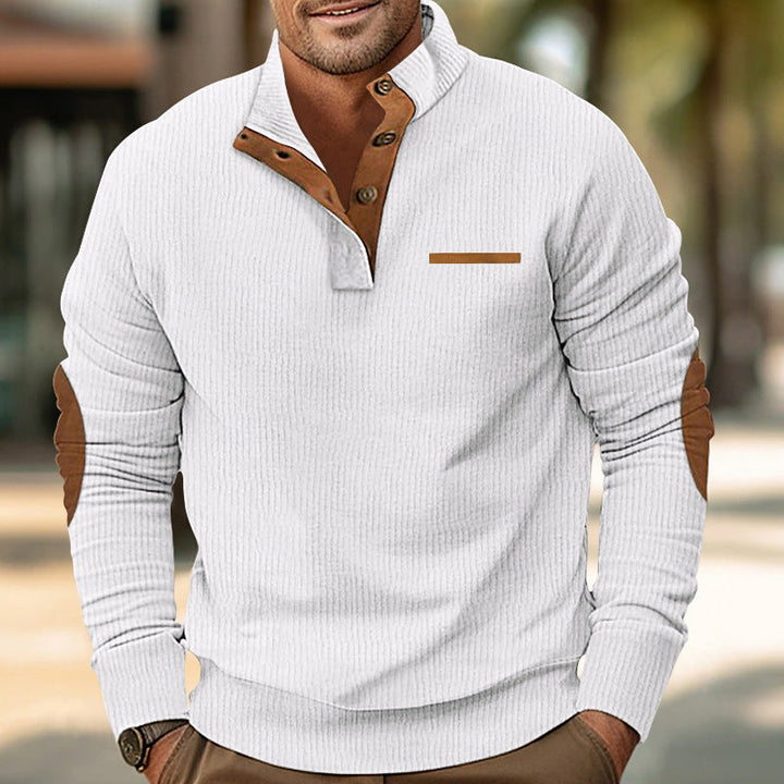 Bellonaro | Smart Quarter-Button Sweater