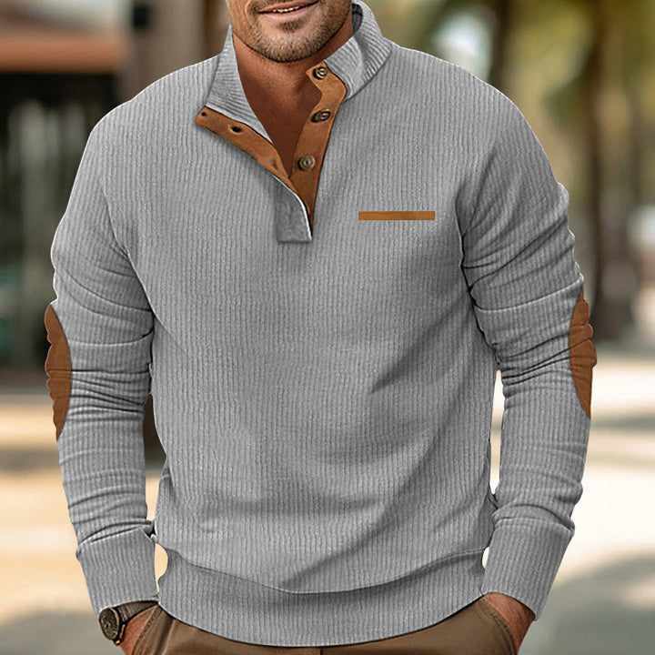 Bellonaro | Smart Quarter-Button Sweater