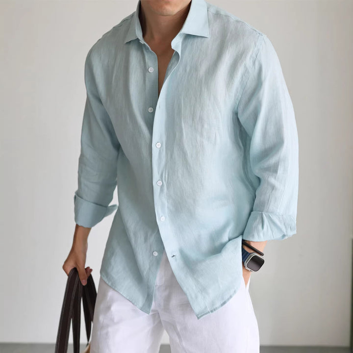 Aliandro | Linen Long-Sleeved Shirt