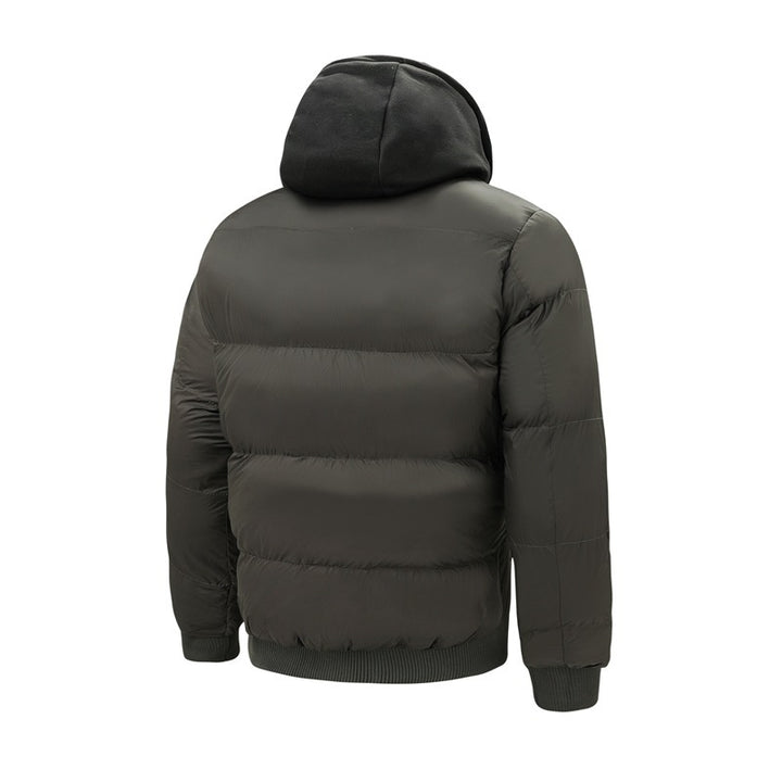 Nathem | Men Fleece  Winter Jacket with Removable Hood