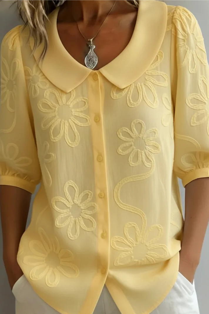 Fiora | Elegant Floral Blouse